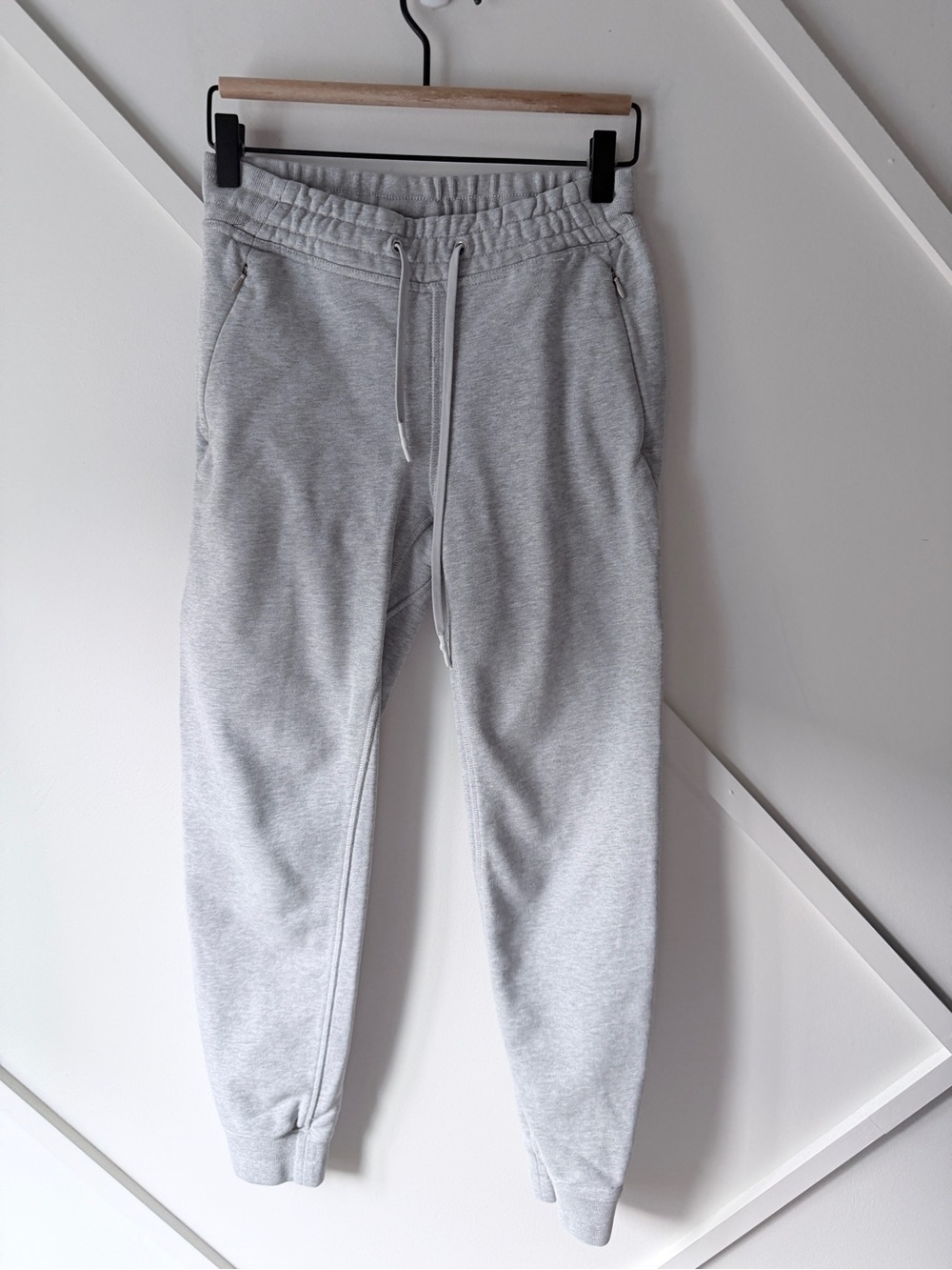 Kit and Ace Grey Cotton Joggers Size 2 | Minimalist Athleisure Sweatpants |